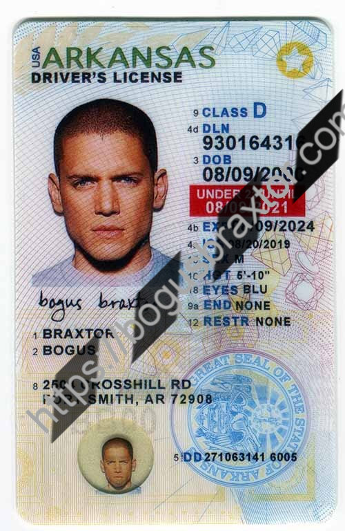 Arkansas Vertical Fake ID - Bogusbraxtor