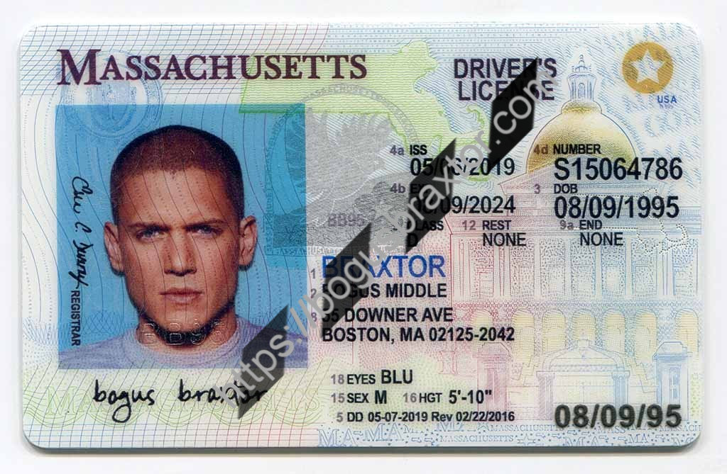 Massachusetts Fake ID Bogusbraxtor