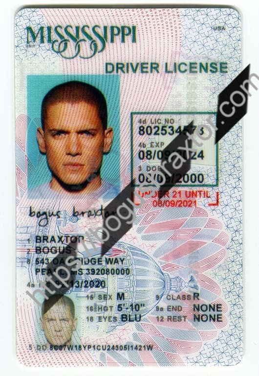 Mississippi Vertical Fake ID Bogusbraxtor