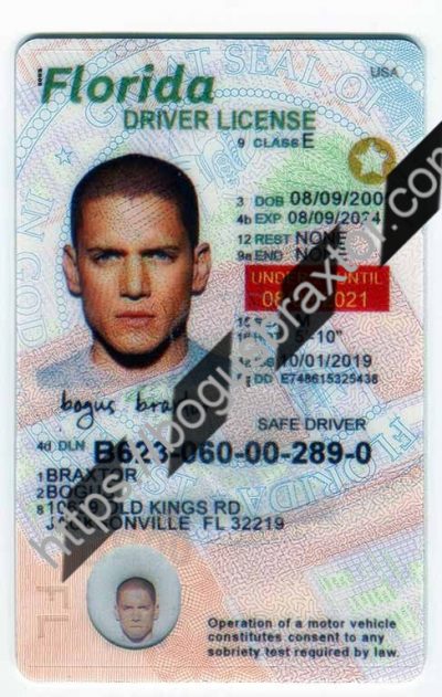 Florida Vertical Fake Id Bogusbraxtor 4556