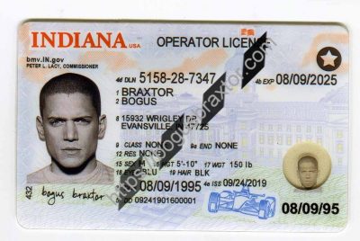 Indiana Fake ID - Bogusbraxtor