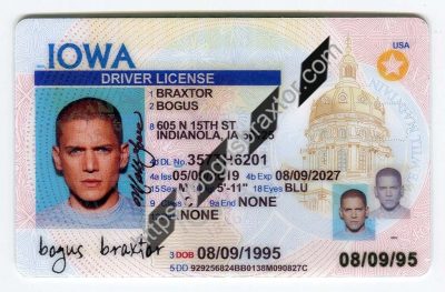 Iowa Fake ID - Bogusbraxtor