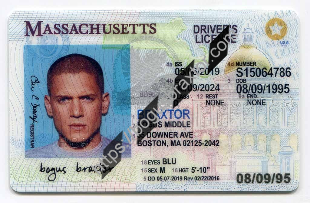 Massachusetts Fake ID - Bogusbraxtor