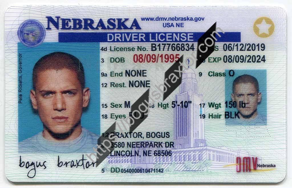 Nebraska Fake ID - Bogusbraxtor