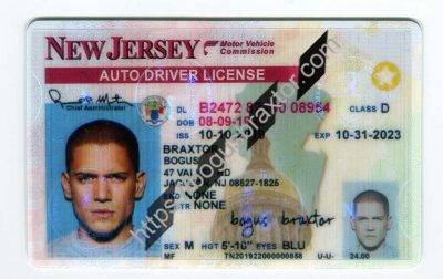 New Jersey Fake ID - Bogusbraxtor