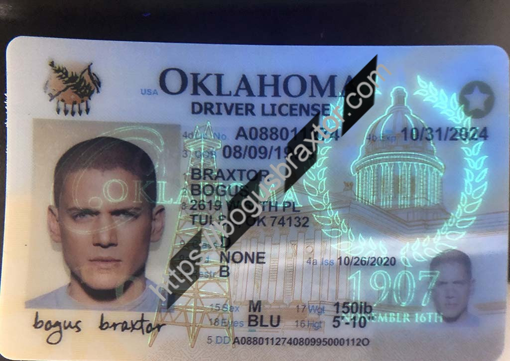 Oklahoma Fake ID Bogusbraxtor