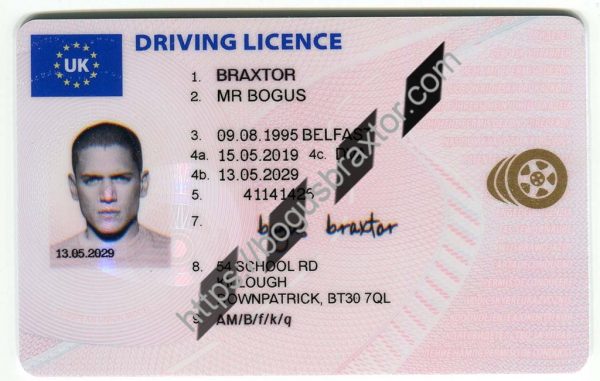 UK Northern Ireland Fake ID - Bogusbraxtor