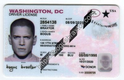 Washington DC Fake ID - Bogusbraxtor