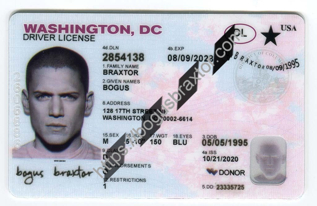 DC DMV REAL ID Driver License