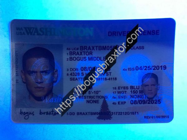 Washington Fake ID - Bogusbraxtor